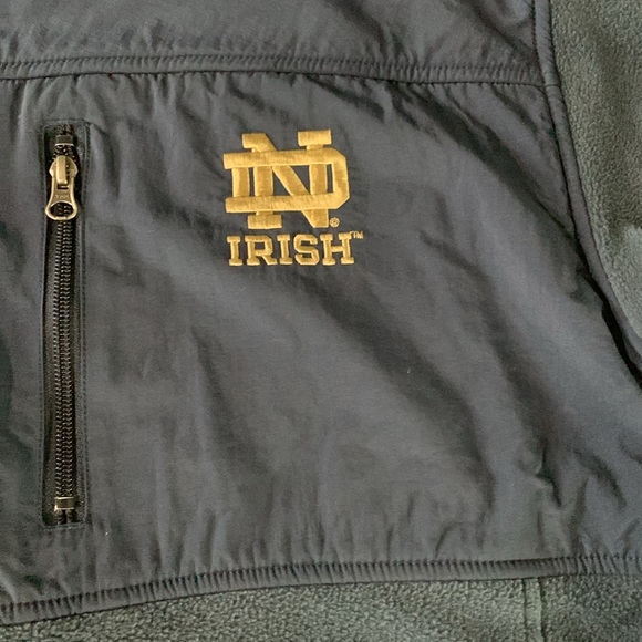 Columbia Navy Notre Dame Fighting Irish Full-Zip Jacket - Picture 6 of 6
